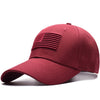 Cotton Outdoor Baseball Cap Raised Flag Embroidery Snapback Fashion Sports Hat