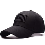 Cotton Outdoor Baseball Cap Raised Flag Embroidery Snapback Fashion Sports Hat