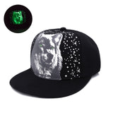 Night glowing patterned hat