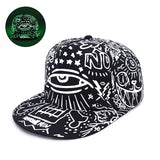 Night glowing patterned hat