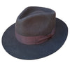 Classic Men's Wool Felt Godfather Fedora Hat