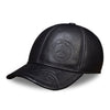 High Quality Men's Real Leather Adult Solid Adjustable Snapback Earsflap Hats