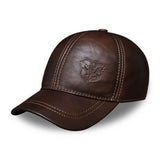 Brand New Warm Real Cow Leather Caps Hats