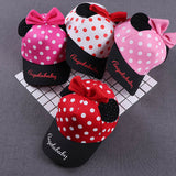 Cute Dot Cartoon Big Bow Baby Cap Hat