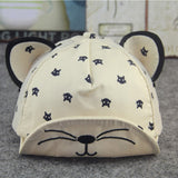 Cute Dot Cartoon Big Bow Baby Cap Hat