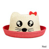 REAKIDS Straw Hats Kids Summer Cap Beach Panama Caps